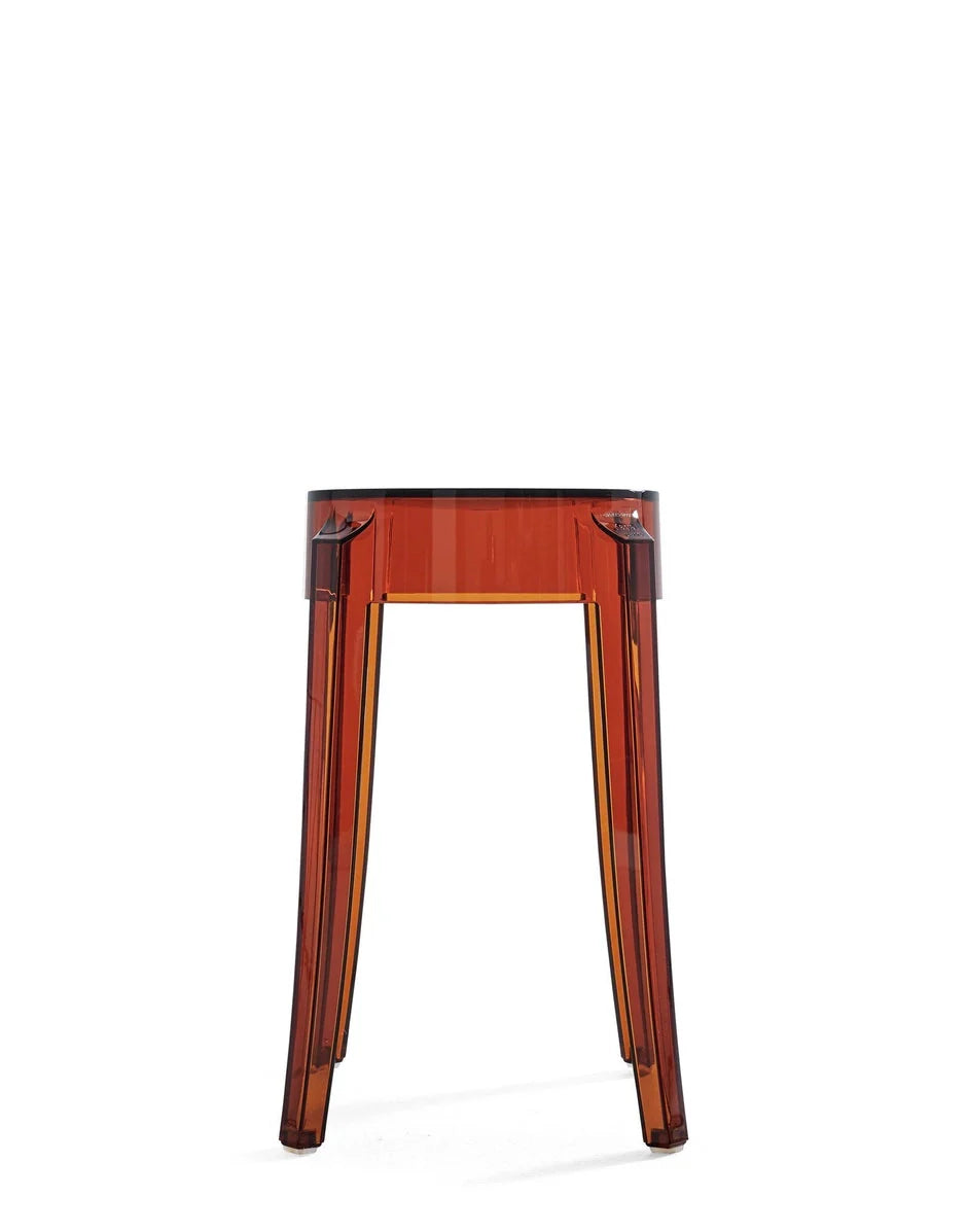 [product_category]-Kartell Charles Ghost Stool 46 Cm, Amber-Kartell-8058967311044-04897Z2-KAR-2