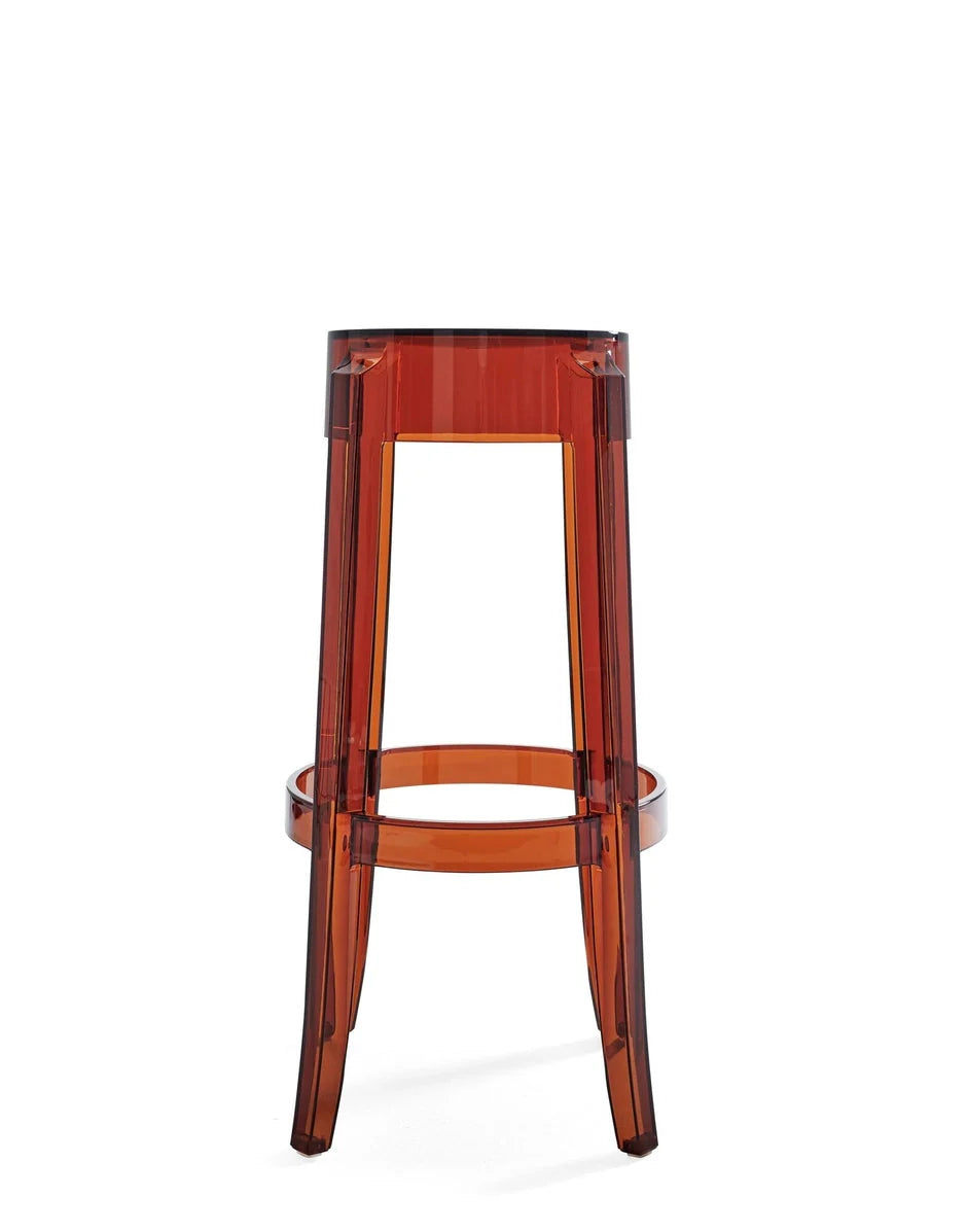 [product_category]-Kartell Charles Ghost Stool 75 Cm, Amber-Kartell-8058967311129-04899Z2-KAR-2