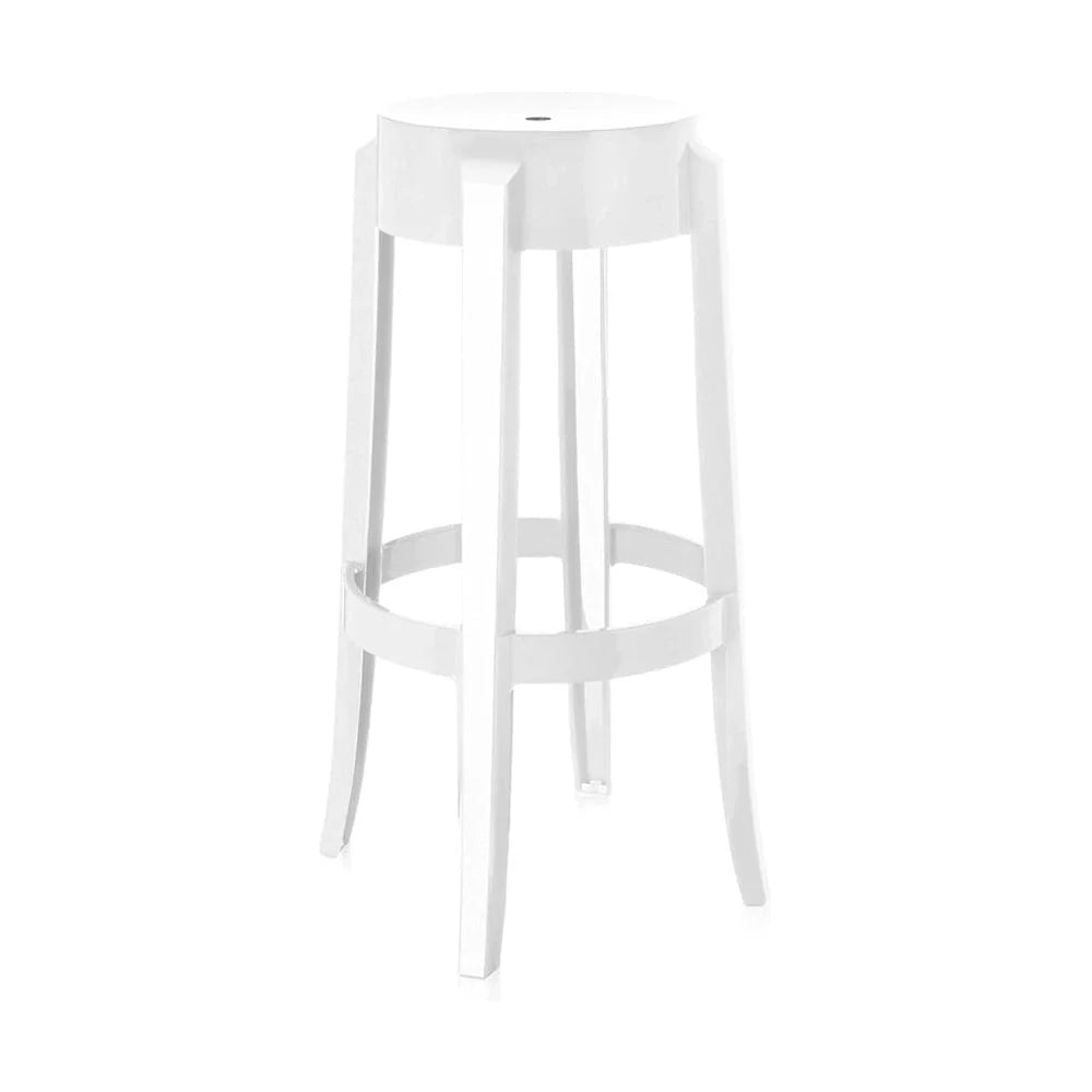 [product_category]-Kartell Charles Ghost Stool 75 Cm, White-Kartell-8034105781757-04899E5-KAR-1