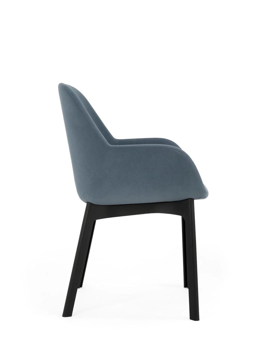[product_category]-Kartell Clap Aquaclean Armchair, Black/Dust-Kartell-8058967313307-04187N5-KAR-3