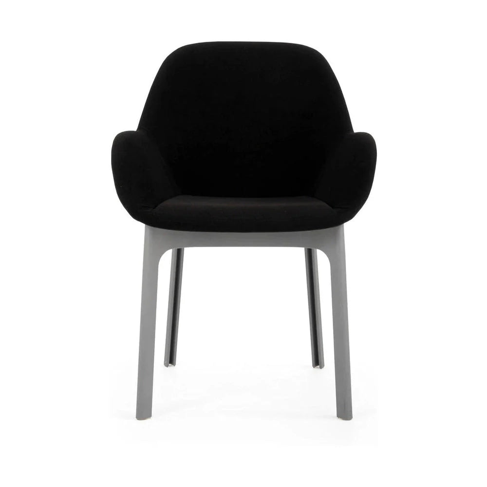[product_category]-Kartell Clap Aquaclean Armchair, Grey/Black-Kartell-8058967313147-04187G3-KAR-1