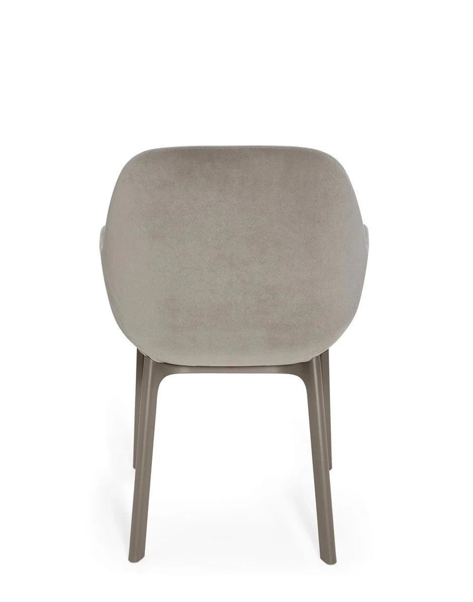 [product_category]-Kartell Clap Aquaclean Armchair, Taupe/Ecru-Kartell-8058967312980-04187T1-KAR-4