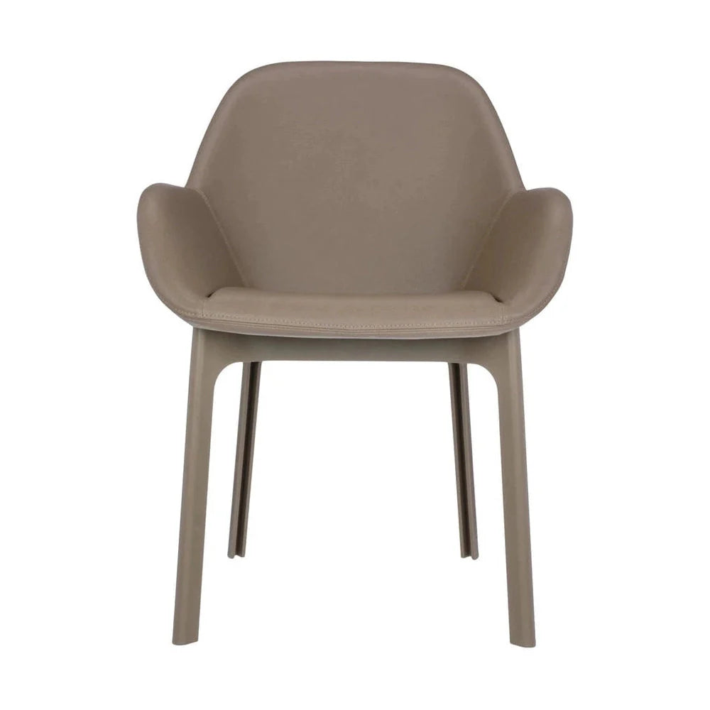 [product_category]-Kartell Clap Pvc Armchair, Taupe/Taupe-Kartell-8058967203356-04183TT-KAR-1