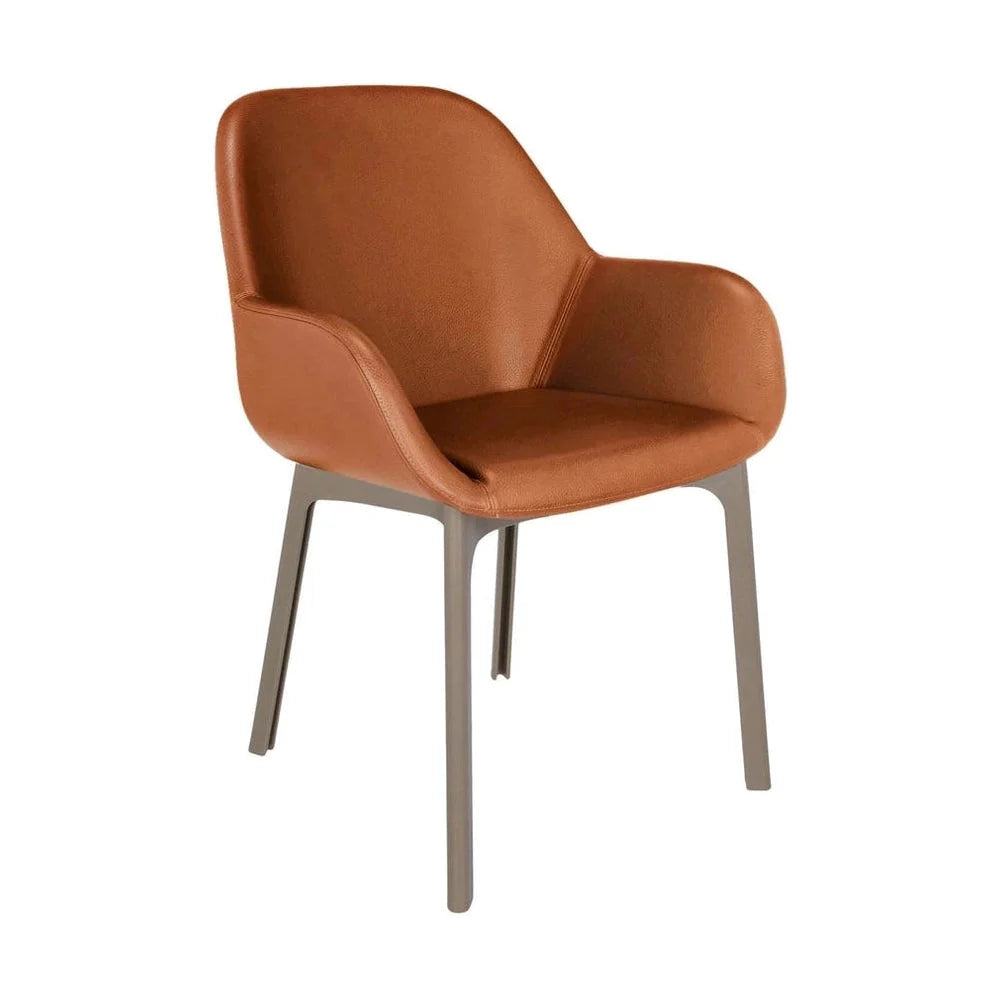[product_category]-Kartell Clap Pvc Armchair, Taupe/Tobacco-Kartell-8058967288056-04183TL-KAR-1
