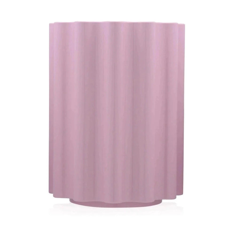 [product_category]-Kartell Colonna Side Table, Pink-Kartell-8058967215915-0885331-KAR-1