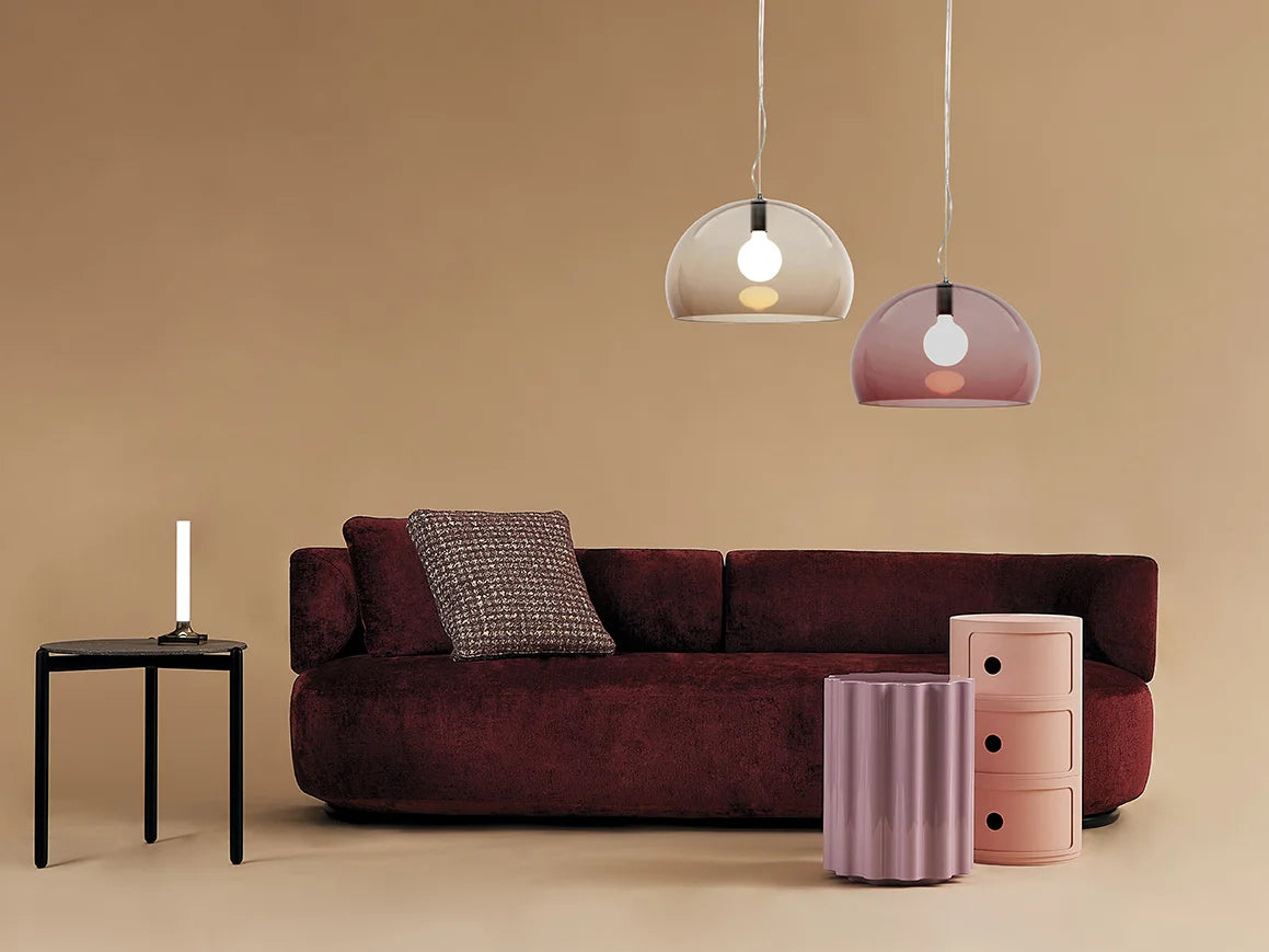 [product_category]-Kartell Colonna Side Table, Pink-Kartell-8058967215915-0885331-KAR-3