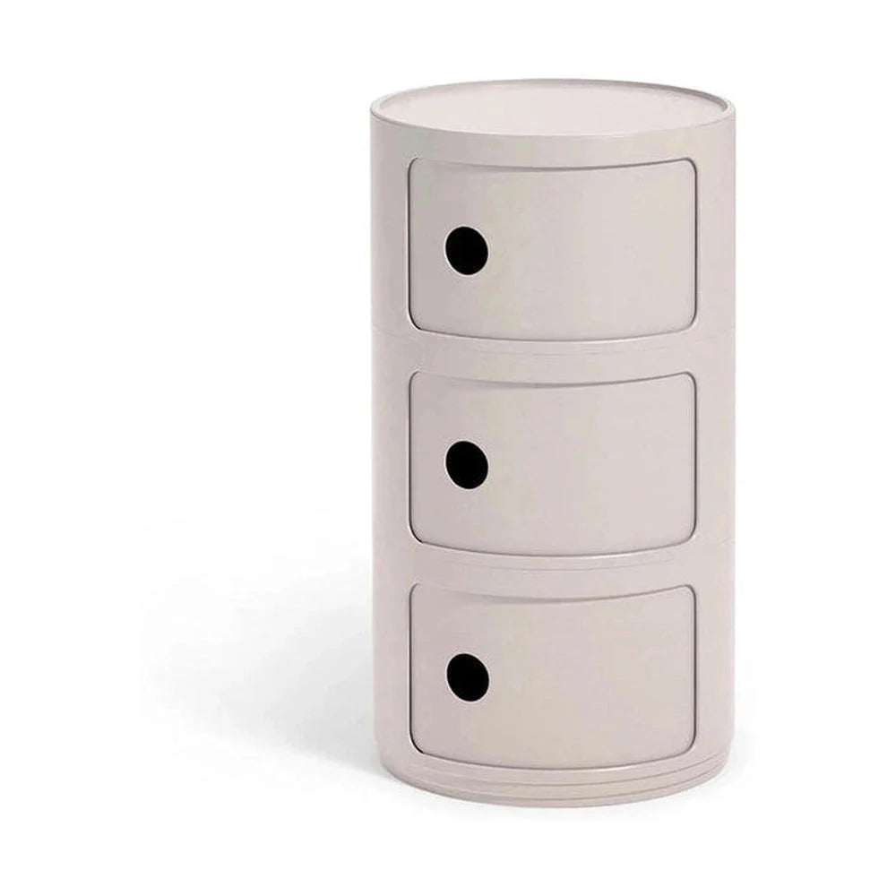 [product_category]-Kartell Componibili Bio Container 3 Elements, Cream-Kartell-8058967294651-05970PA-KAR-1