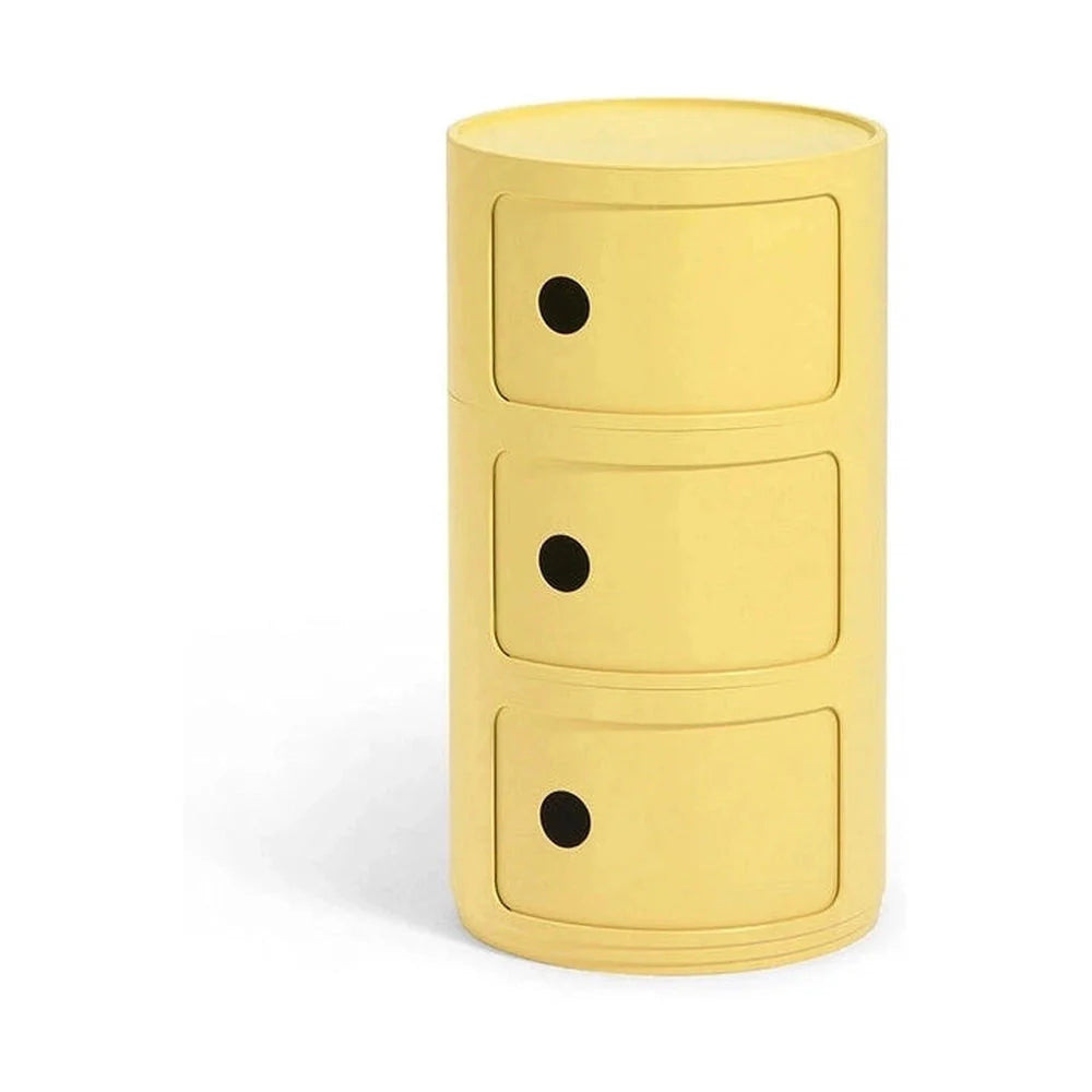 [product_category]-Kartell Componibili Bio Container 3 Elements, Yellow-Kartell-8058967294675-05970GI-KAR-1