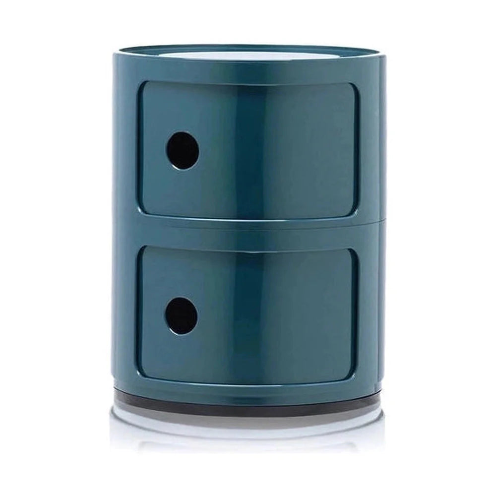 [product_category]-Kartell Componibili Classic Container 2 Elements, Blue-Kartell-8058967253528-0496615-KAR-1