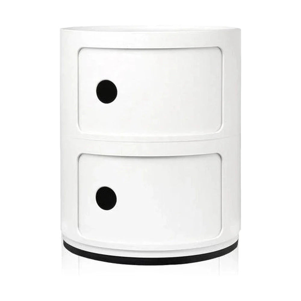 [product_category]-Kartell Componibili Classic Container 2 Elements, White-Kartell-8034105780392-0496603-KAR-1