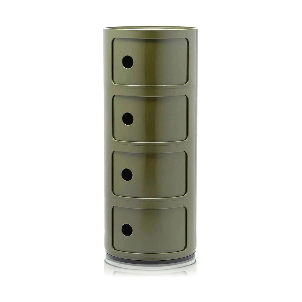 [product_category]-Kartell Componibili Classic Container 4 Elements, Green-Kartell-8058967253665-0498518-KAR-1