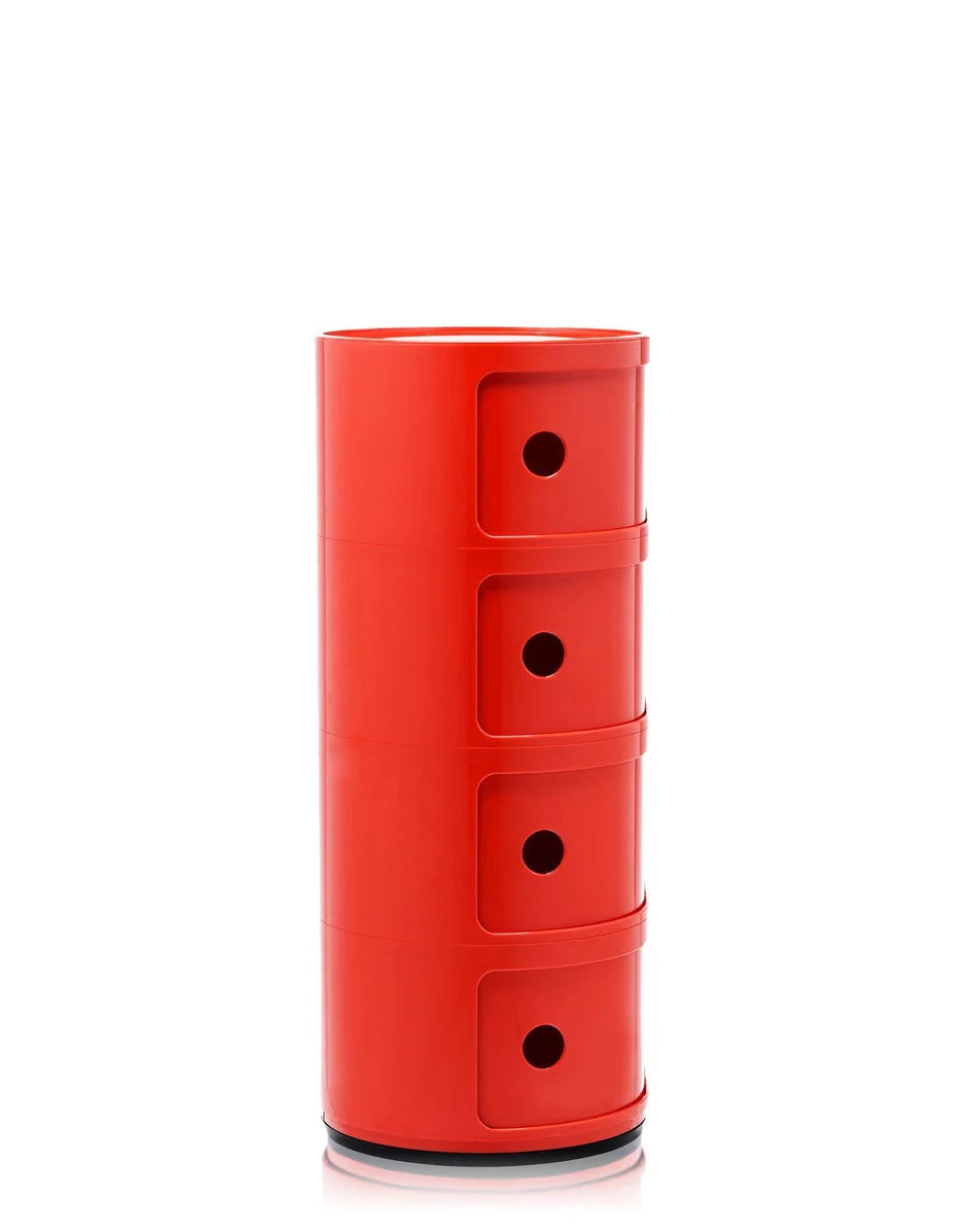 [product_category]-Kartell Componibili Classic Container 4 Elements, Red-Kartell-8058967251036-0498510-KAR-3