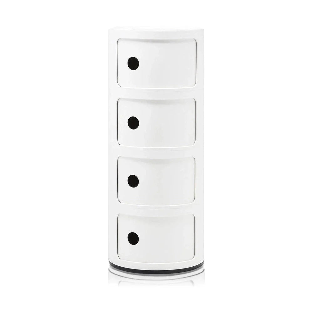 [product_category]-Kartell Componibili Classic Container 4 Elements, White-Kartell-8058967250978-0498503-KAR-1