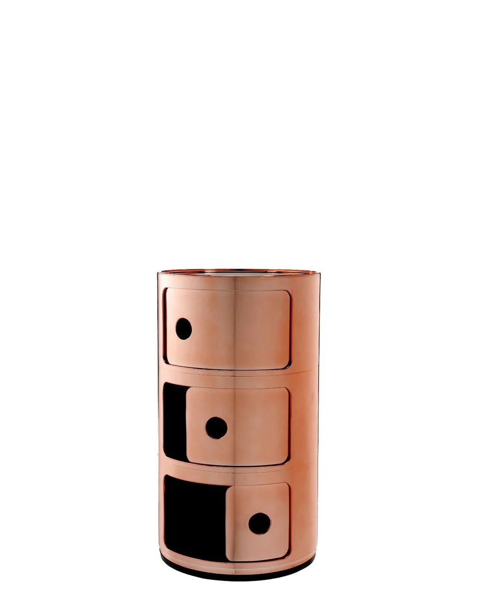 [product_category]-Kartell Componibili Metal Container 3 Elements, Coppery-Kartell-8058967191462-05967RR-KAR-2