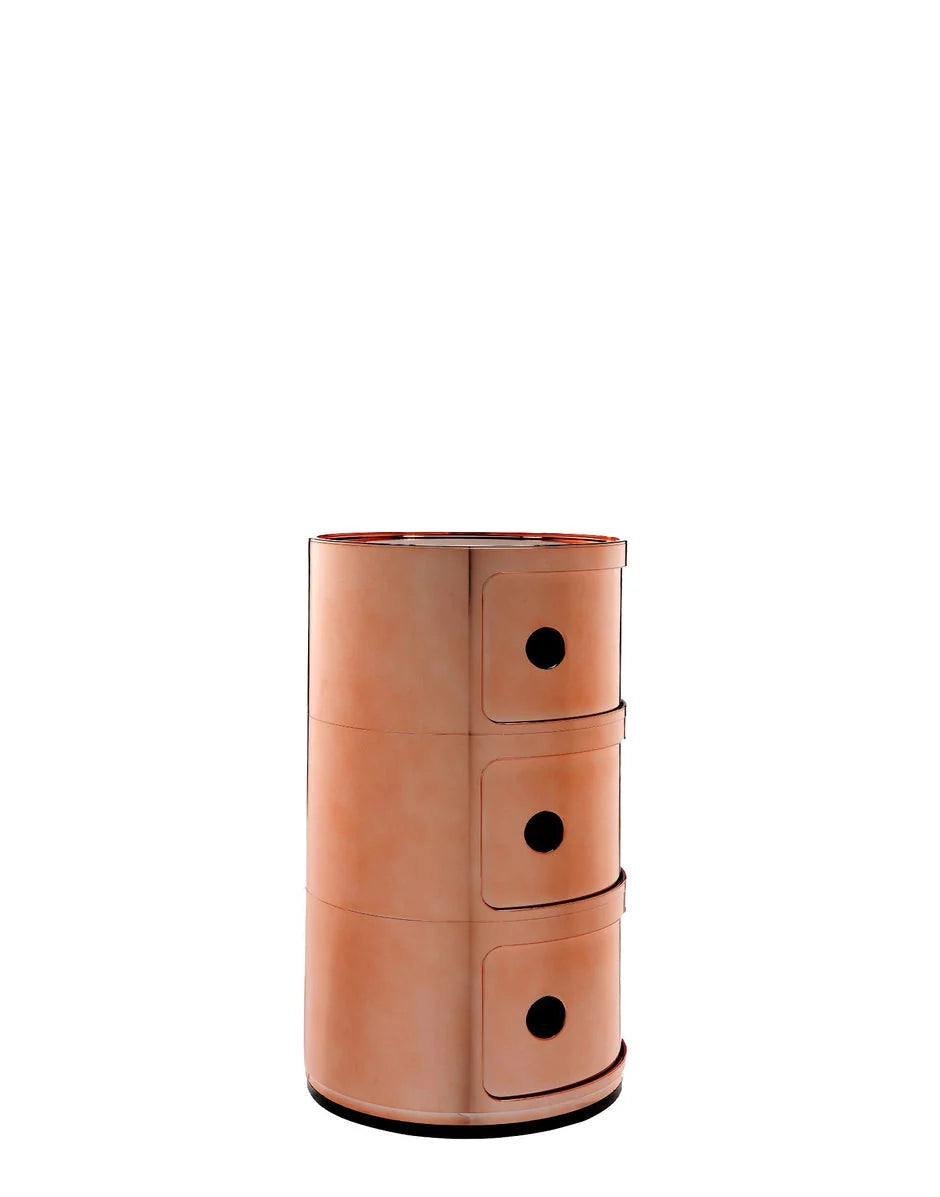 [product_category]-Kartell Componibili Metal Container 3 Elements, Coppery-Kartell-8058967191462-05967RR-KAR-3