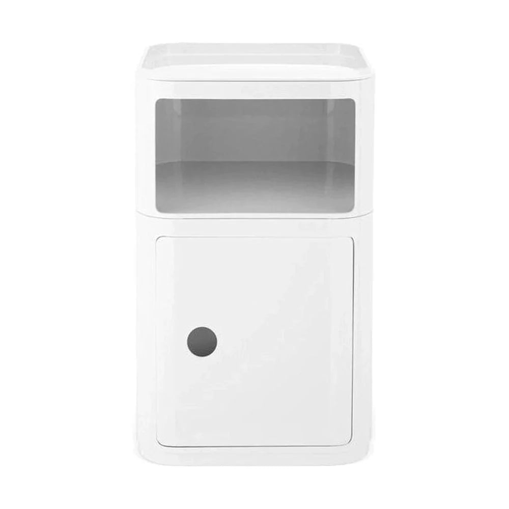 [product_category]-Kartell Componibili Square Container 1 Element, White-Kartell-8058967066128-0497003-KAR-1