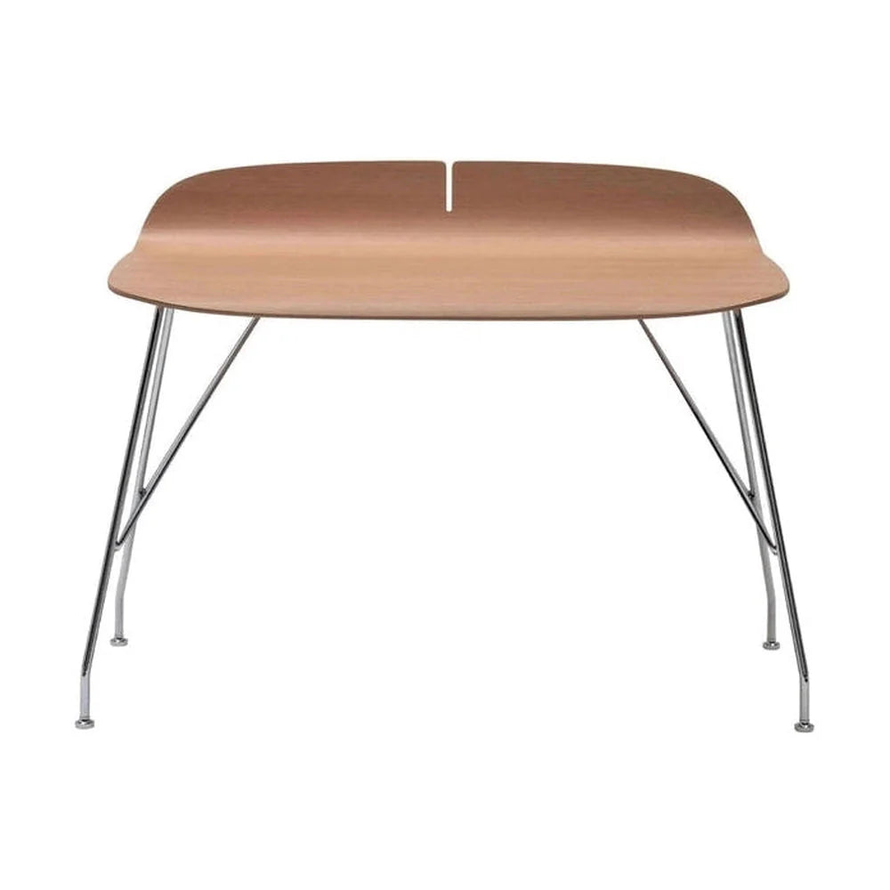 [product_category]-Kartell Earl Of Wood Desk, Light Wood/Chrome-Kartell-8058967310283-04927CC-KAR-1