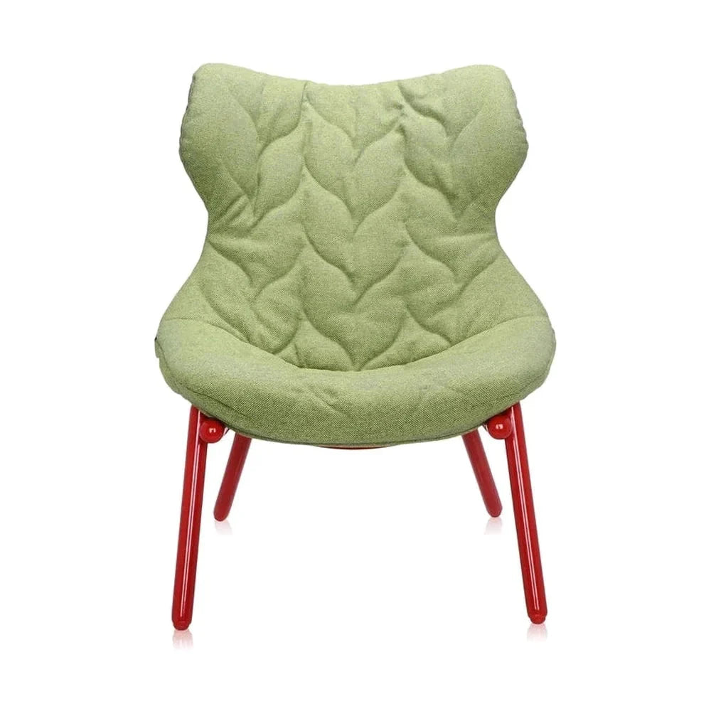[product_category]-Kartell Foliage Armchair Trevira, Red/Green-Kartell-8058967182774-06086RD-KAR-9