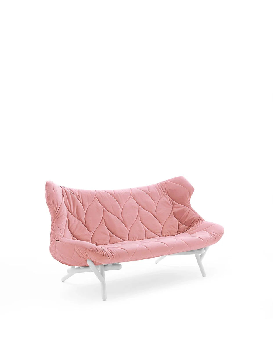 [product_category]-Kartell Foliage Sofa Velvet, White/Pink-Kartell-8058967271379-06085B2-KAR-2
