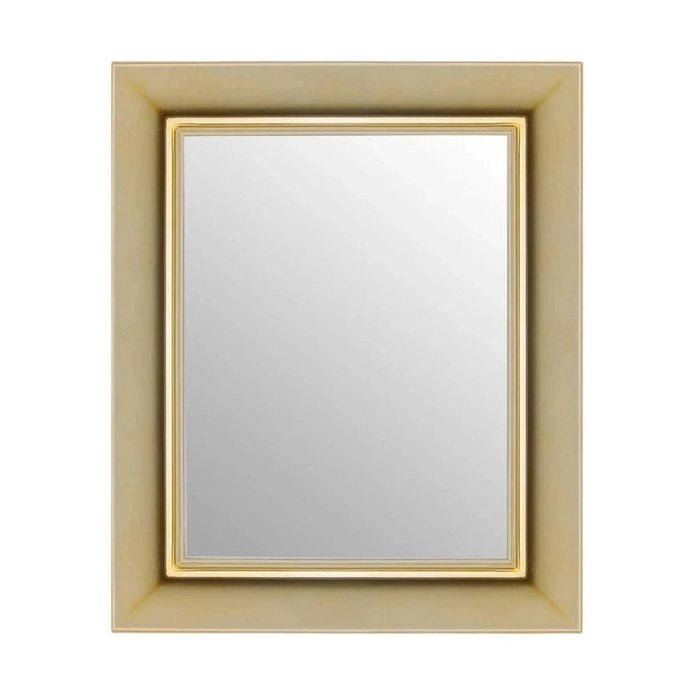 [product_category]-Kartell Francois Ghost Mirror 79x65 Cm, Gold-Kartell-8058967200201-08305GG-KAR-1
