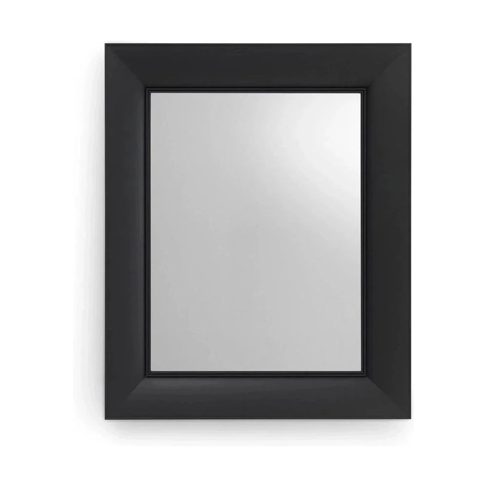 [product_category]-Kartell Francois Ghost Mirror 79x65 Cm, Mat Black-Kartell-8058967224740-08306NN-KAR-1
