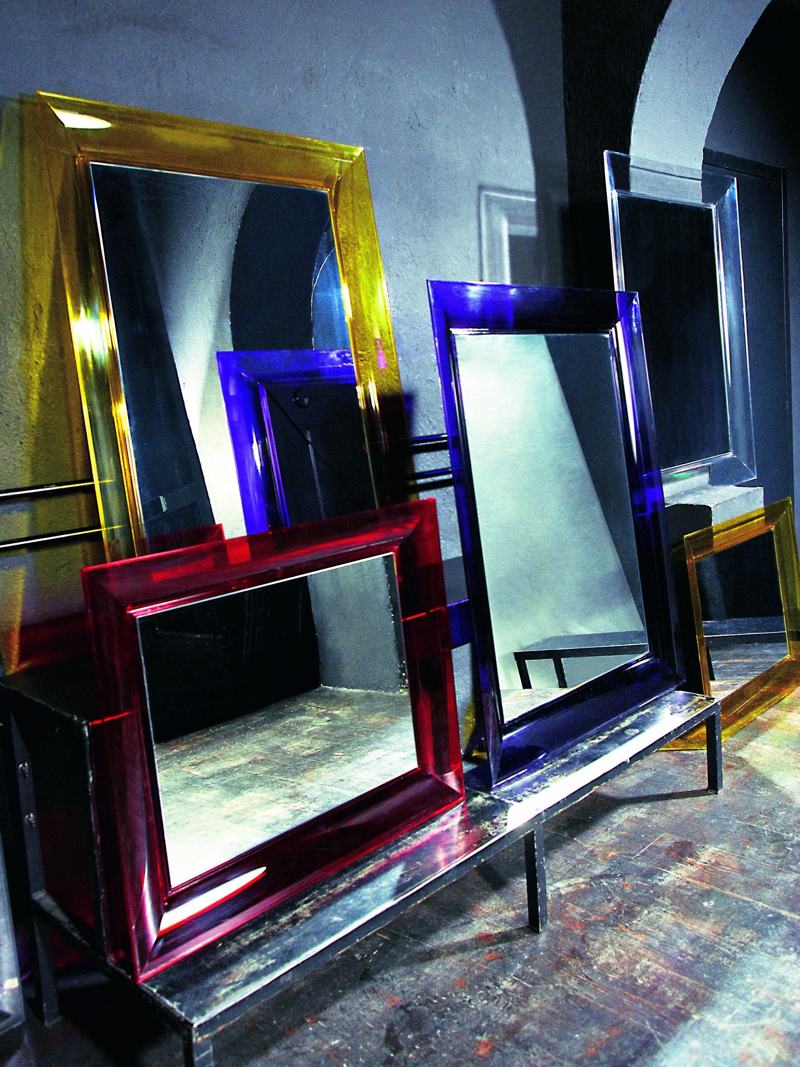 [product_category]-Kartell Francois Ghost Mirror 88x110 Cm, White-Kartell-8058967090277-08310E5-KAR-7