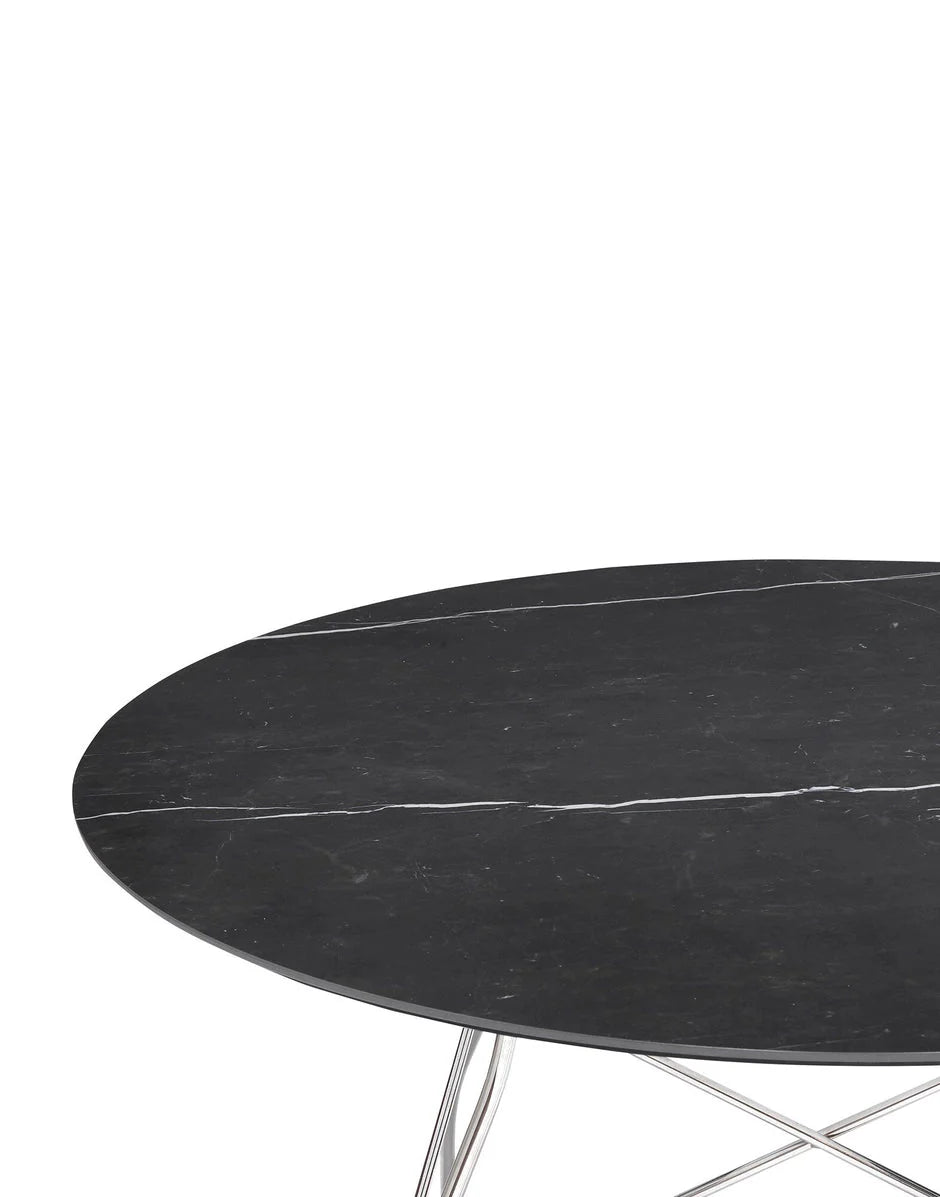 [product_category]-Kartell Glossy Table Round Marble, Chrome/Black-Kartell-8058967253801-04588MN-KAR-2