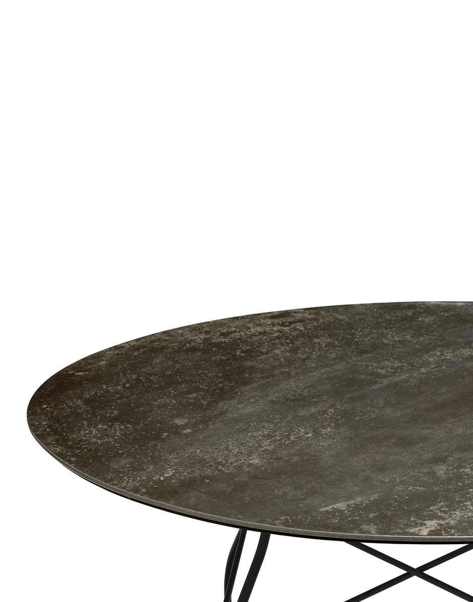 [product_category]-Kartell Glossy Table Round Marble, Matt Black/Aged Bronze-Kartell-8058967294019-04578CN-KAR-2
