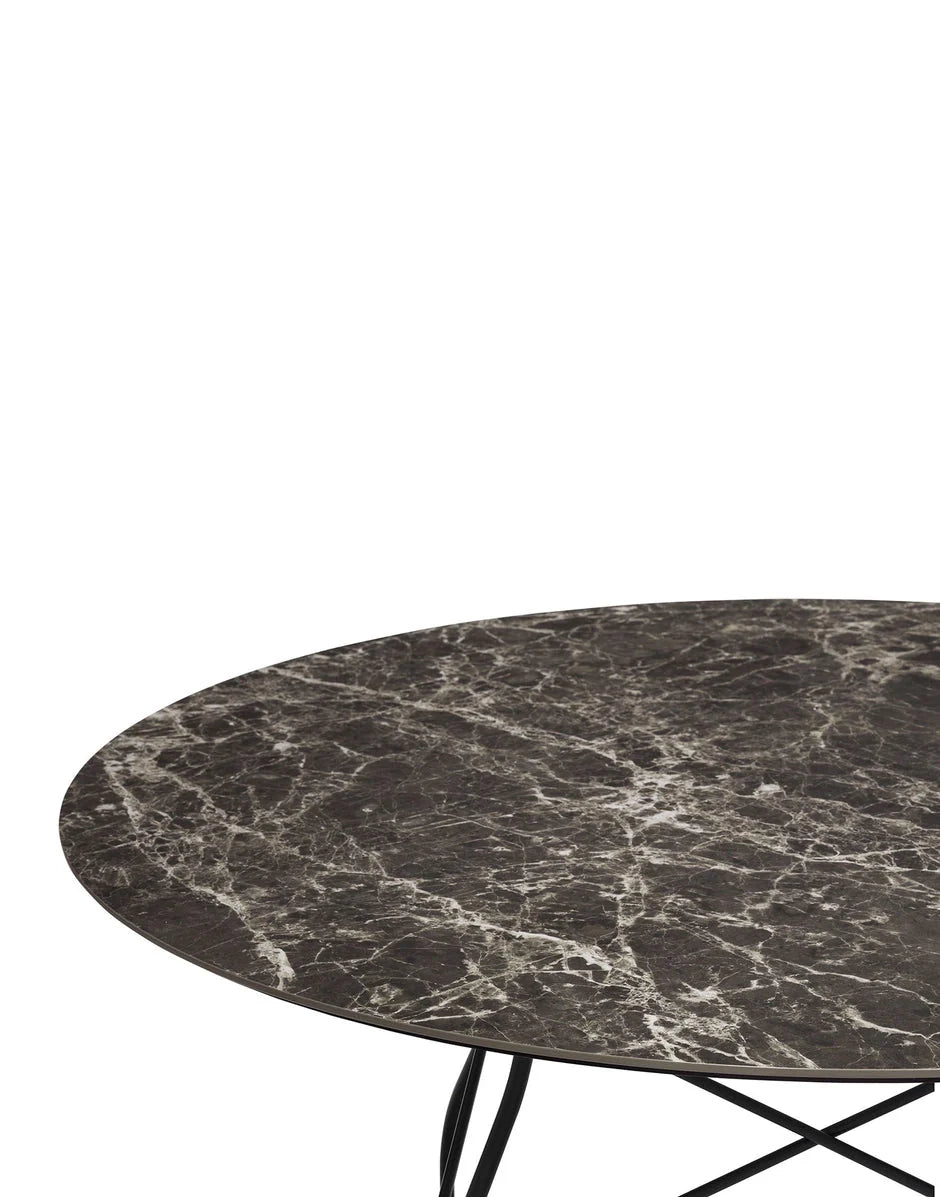 [product_category]-Kartell Glossy Table Round Marble, Matt Black/Brown Emperador-Kartell-8058967293999-04578MM-KAR-2