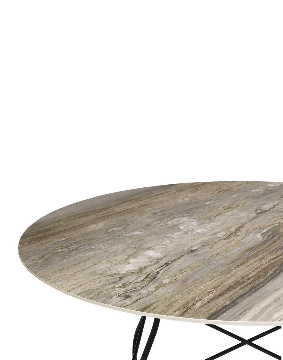 [product_category]-Kartell Glossy Table Round Marble, Matt Black/Tropical Grey-Kartell-8058967293951-04578MG-KAR-2