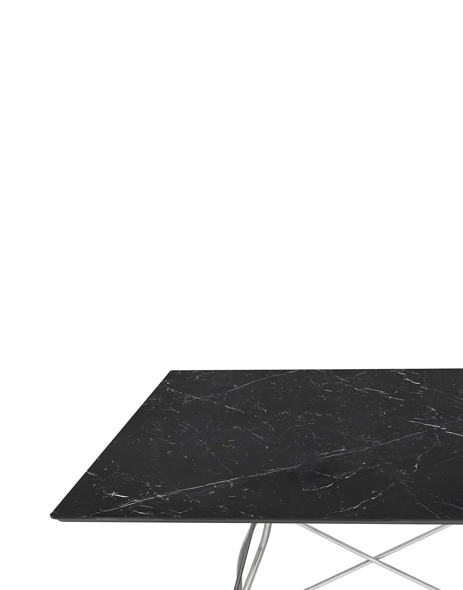 [product_category]-Kartell Glossy Table Square Marble, Chrome/Black-Kartell-8058967253887-04590MN-KAR-2