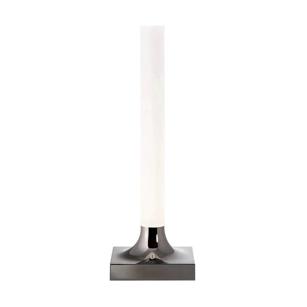 [product_category]-Kartell Goodnight Battery Table Lamp, Glossy Titanium-Kartell-8058967322941-09560TT-KAR-1