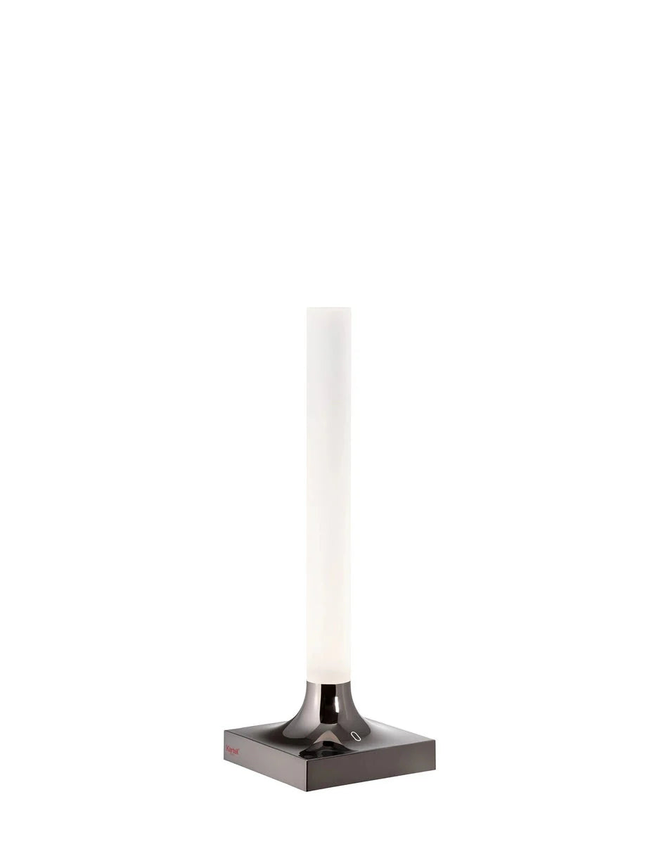 [product_category]-Kartell Goodnight Battery Table Lamp, Glossy Titanium-Kartell-8058967322941-09560TT-KAR-2