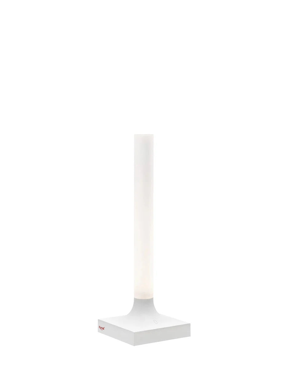 [product_category]-Kartell Goodnight Battery Table Lamp, Matt White-Kartell-8058967322866-09560BI-KAR-2