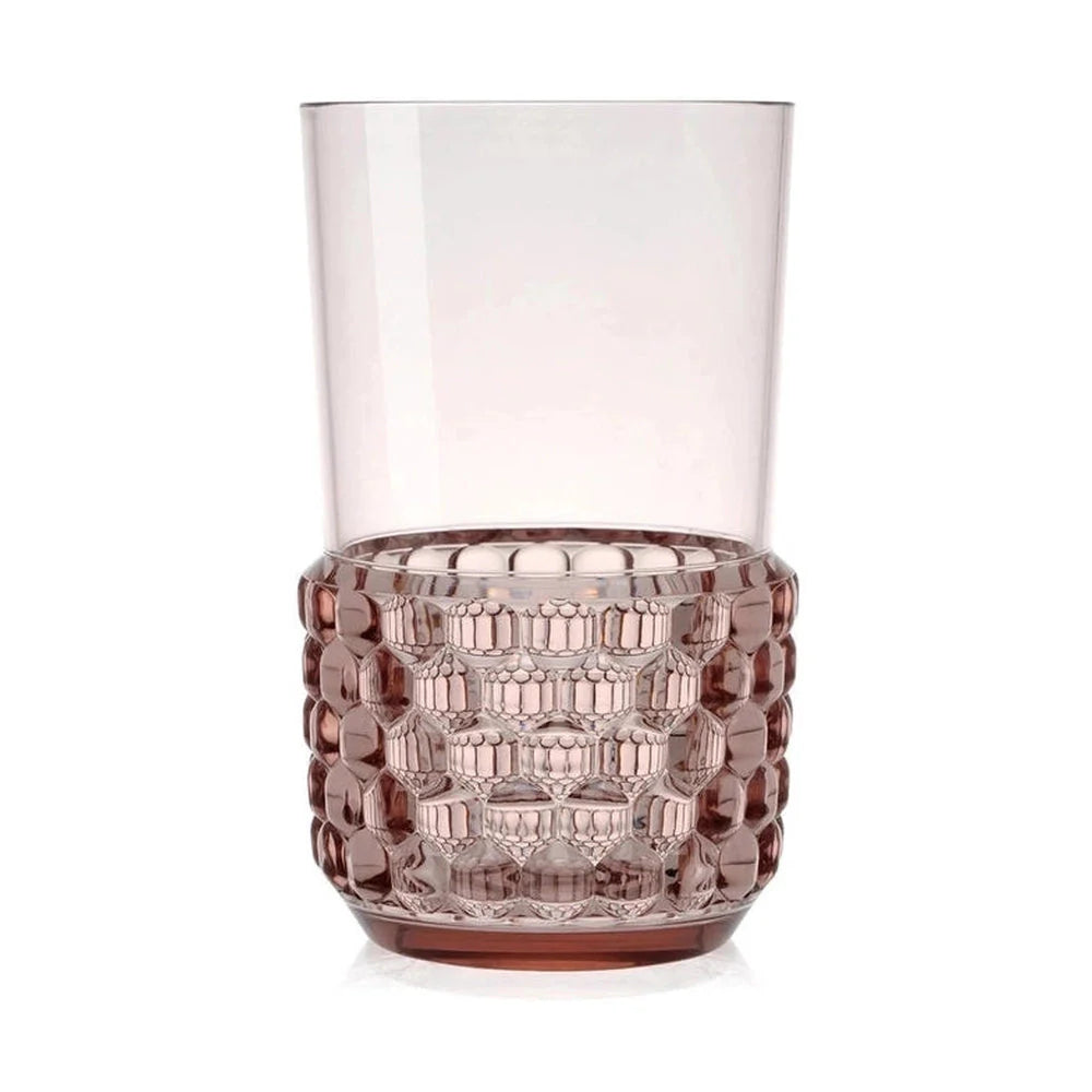 [product_category]-Kartell Jellies Family Set Of 4 Long Drink Glasses, Pink-Kartell-8058967196696-01491E9-KAR-1
