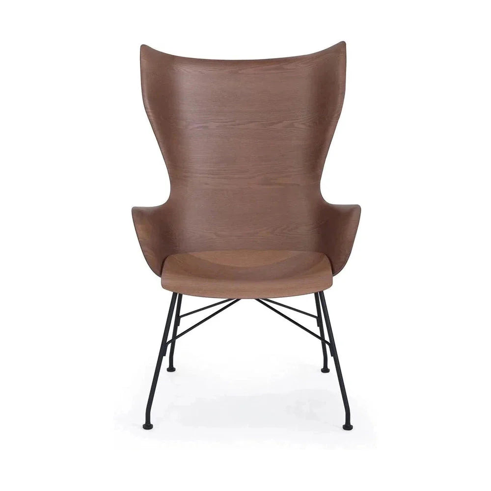 [product_category]-Kartell K/Wood Armchair Slatted Ash, Dark Wood/Black-Kartell-8058967295092-04916SN-KAR-1