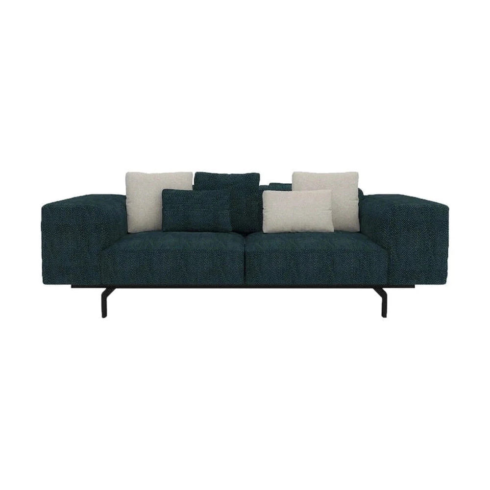 [product_category]-Kartell Largo 2 Seater Sofa Gubbio, Green-Kartell-8058967288476-07150G6-KAR-1