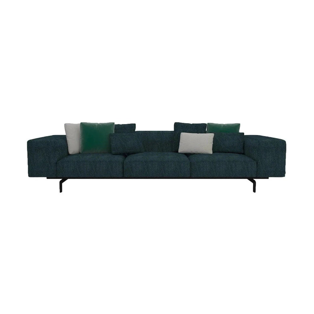 [product_category]-Kartell Largo 3 Seater Sofa Gubbio, Green-Kartell-8058967288711-07160G6-KAR-1