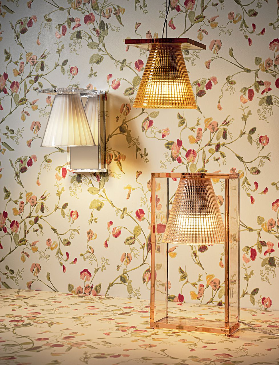 [product_category]-Kartell Light Air Tissue Table Lamp, Amber-Kartell-8058967195798-09135AM-KAR-4
