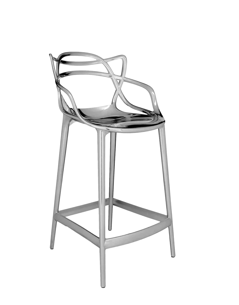 [product_category]-Kartell Masters Stool 65 Cm, Chrome-Kartell-8058967224702-05849XX-KAR-8