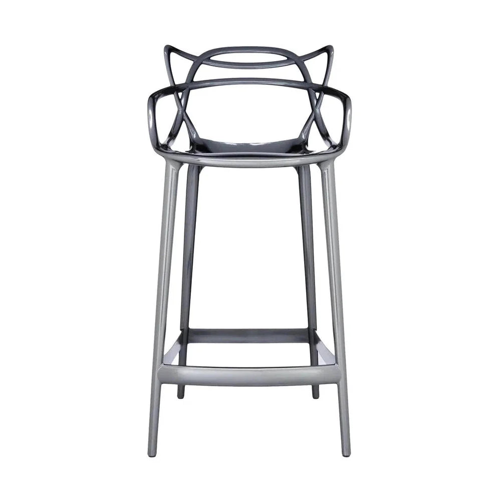 [product_category]-Kartell Masters Stool 65 Cm, Titanium-Kartell-8058967228861-05849TT-KAR-1