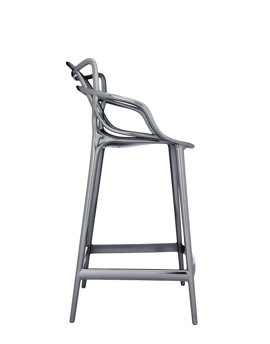 [product_category]-Kartell Masters Stool 65 Cm, Titanium-Kartell-8058967228861-05849TT-KAR-3