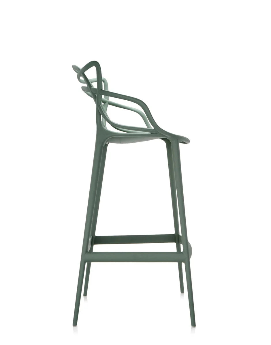 [product_category]-Kartell Masters Stool 75 Cm, Sage Green-Kartell-8058967184686-0586814-KAR-3