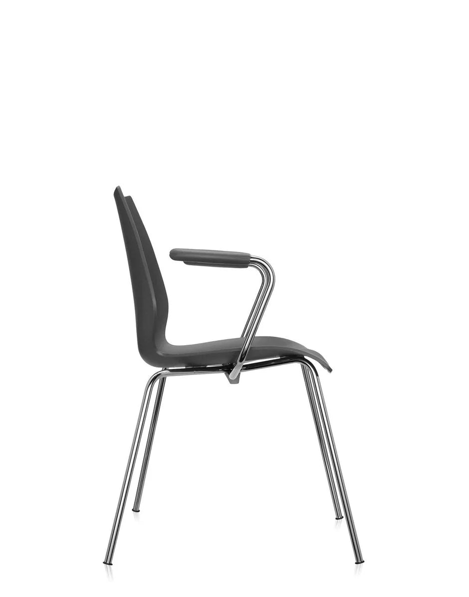 [product_category]-Kartell Maui Armchair, Charcoal-Kartell-8058967036794-028721M-KAR-3