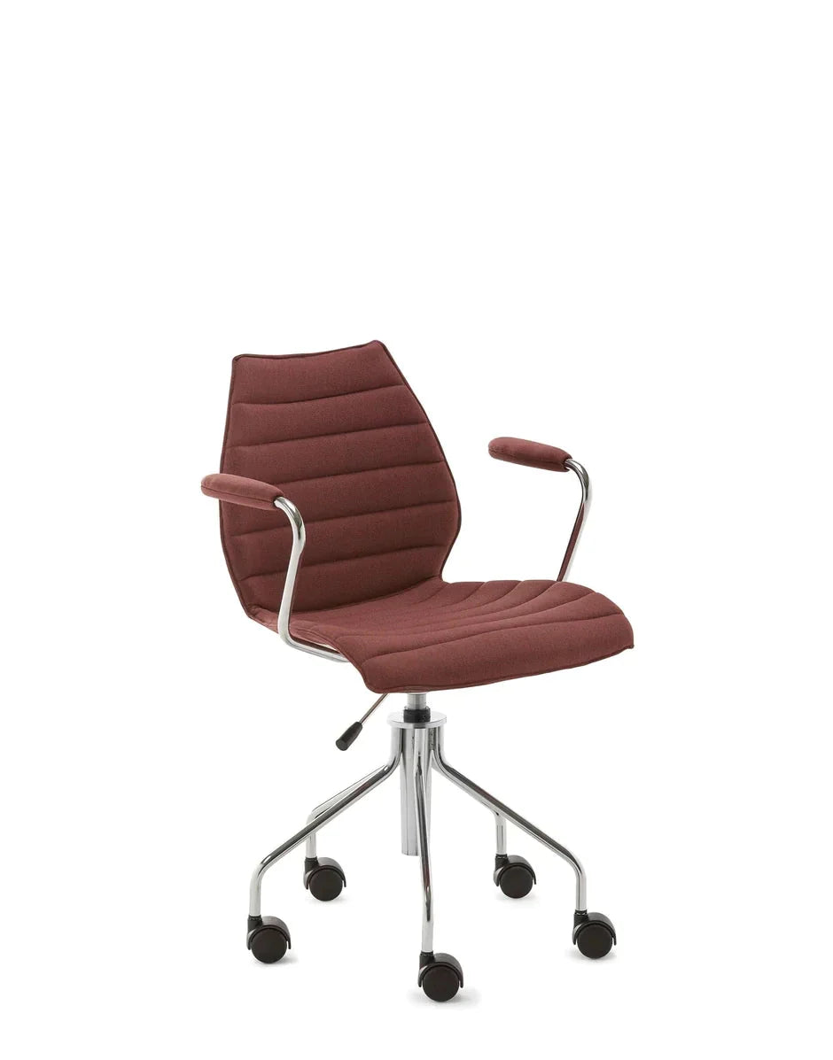[product_category]-Kartell Maui Soft Noma Armchair, Brick Red-Kartell-8058967303797-02897NM-KAR-8