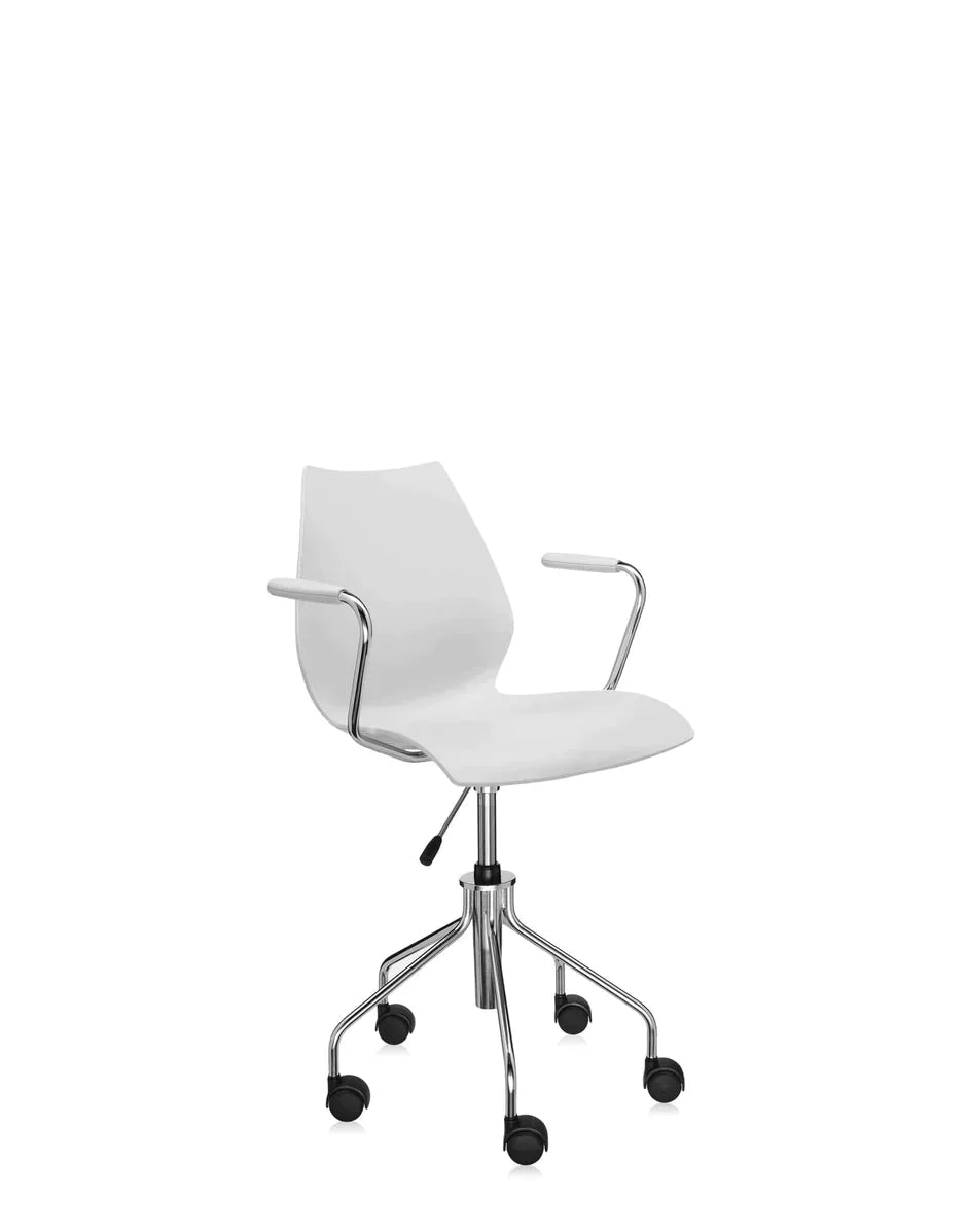 [product_category]-Kartell Maui Swivel Armchair, Light Grey-Kartell-8058967037432-028795M-KAR-11
