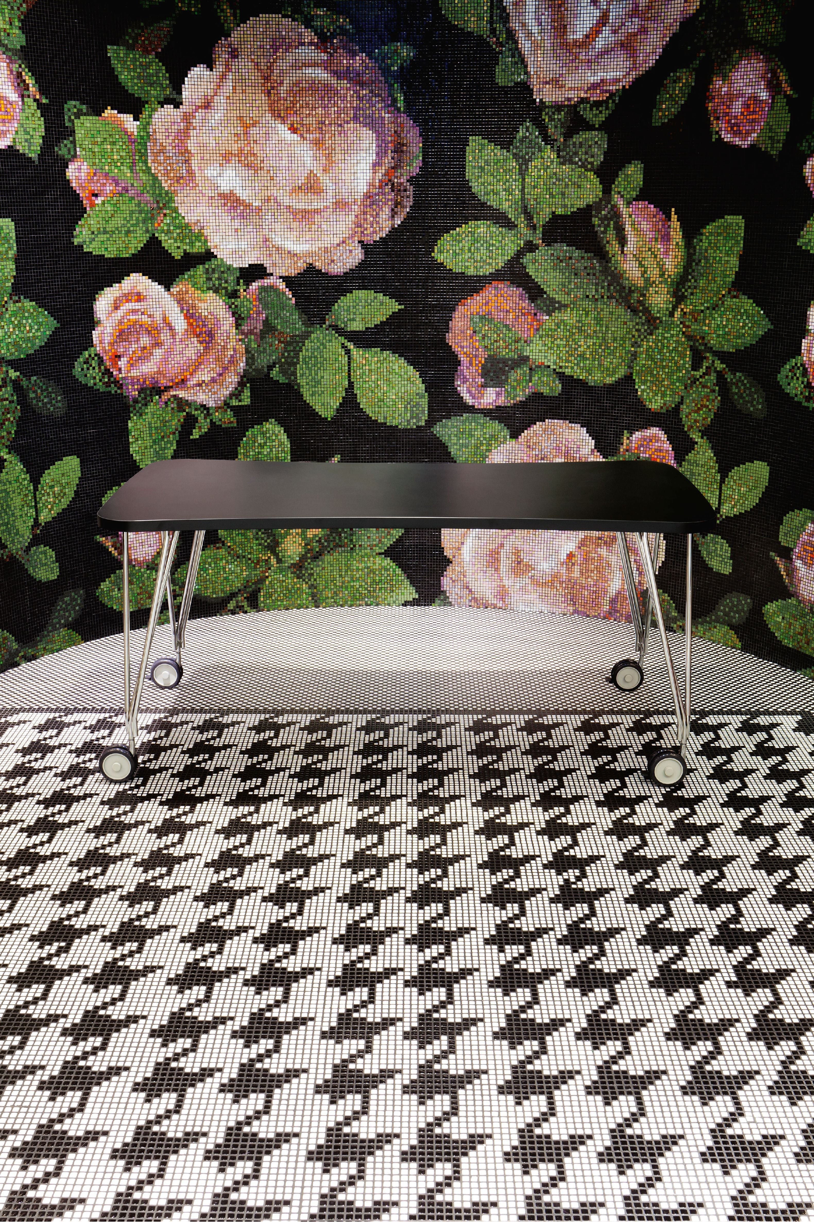 [product_category]-Kartell Max Desk With Wheels 190x90 Cm, Slate/Chrome-Kartell-8058967045048-045122A-KAR-5
