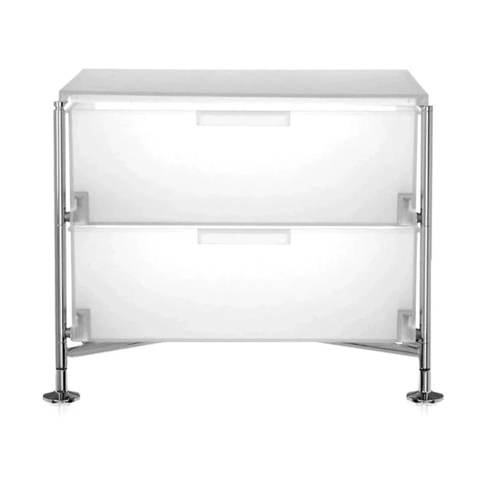 [product_category]-Kartell Mobil 2 Drawer With Feet, Ice-Kartell-8058967026641-02005L1-KAR-1