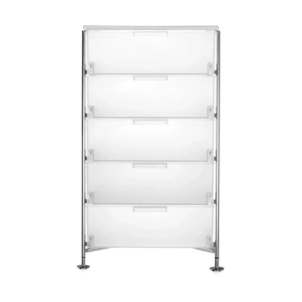 [product_category]-Kartell Mobil 5 Drawer With Feet, Ice-Kartell-8058967028195-02035L1-KAR-1