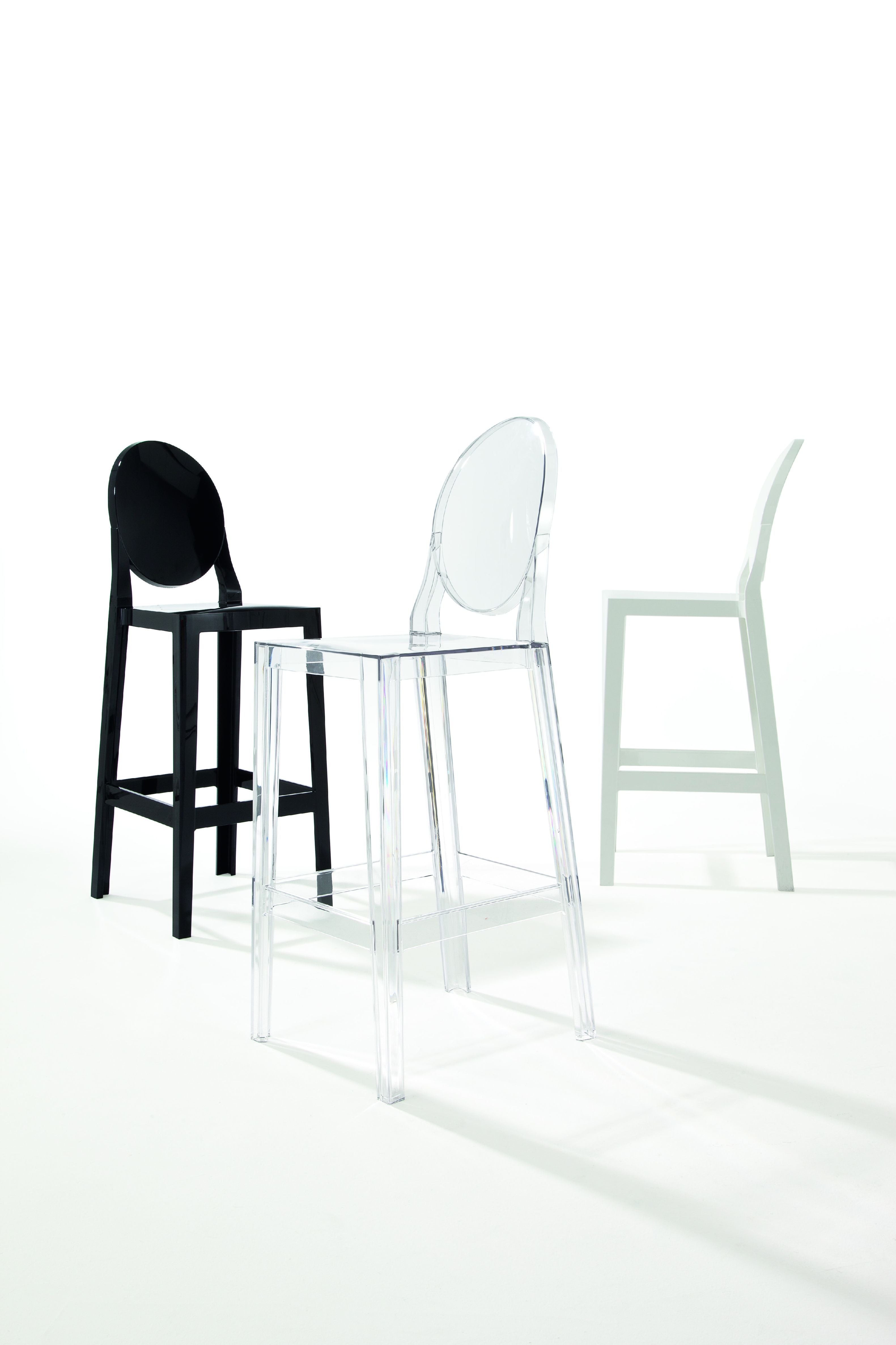 [product_category]-Kartell One More Please Stool 75 Cm, Black-Kartell-8058967169447-05896E6-KAR-6